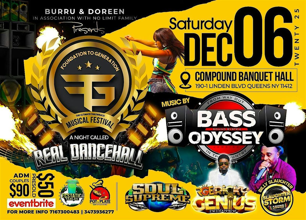 Foundation to Generation, 6 December | Event in Queens | AllEvents