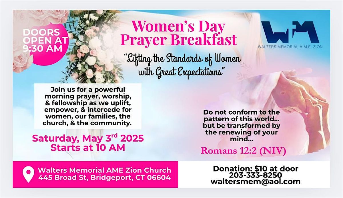 Women's Day Prayer Breakfast, 3 May | Event in Bridgeport | AllEvents