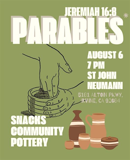 Parables - Potter, 6 August | Event in Irvine | AllEvents