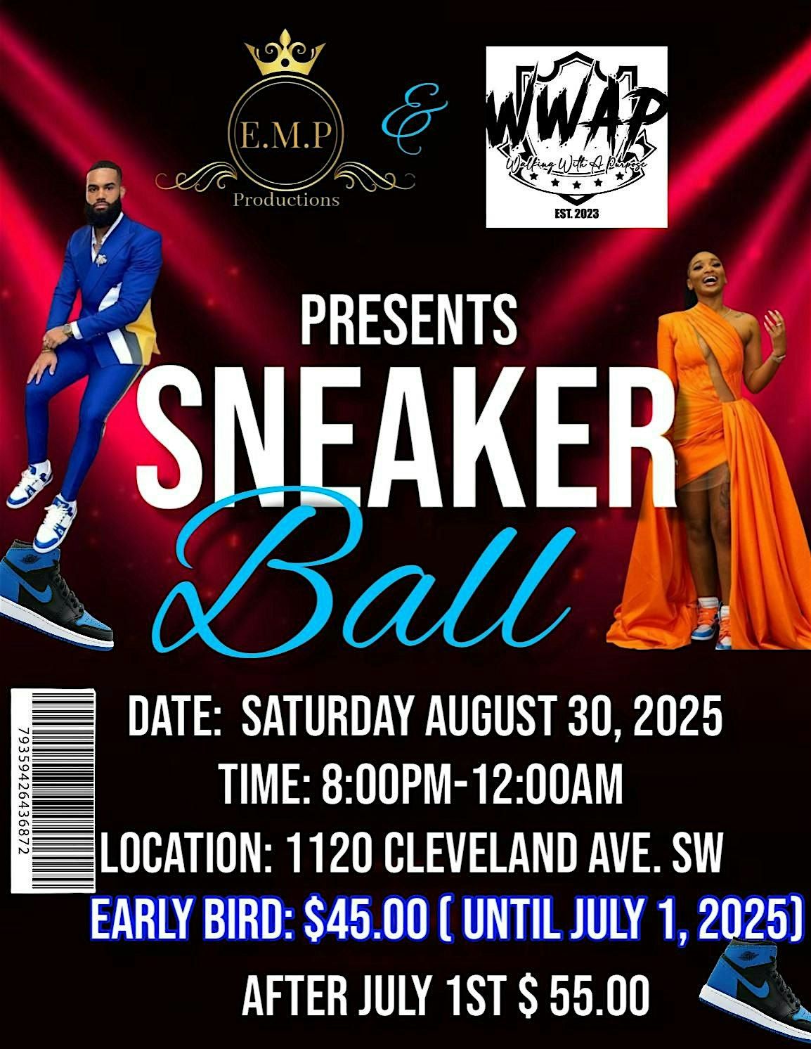 E.M.P Productions & WWAP Presents: The Ultimate SNEAKER BALL!, 30 August | Event in Canton | AllEvents