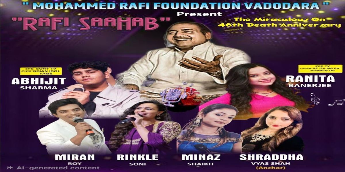 MRFV PRESNT - 'RAFISAAHAB-THE MIRACULOUS'