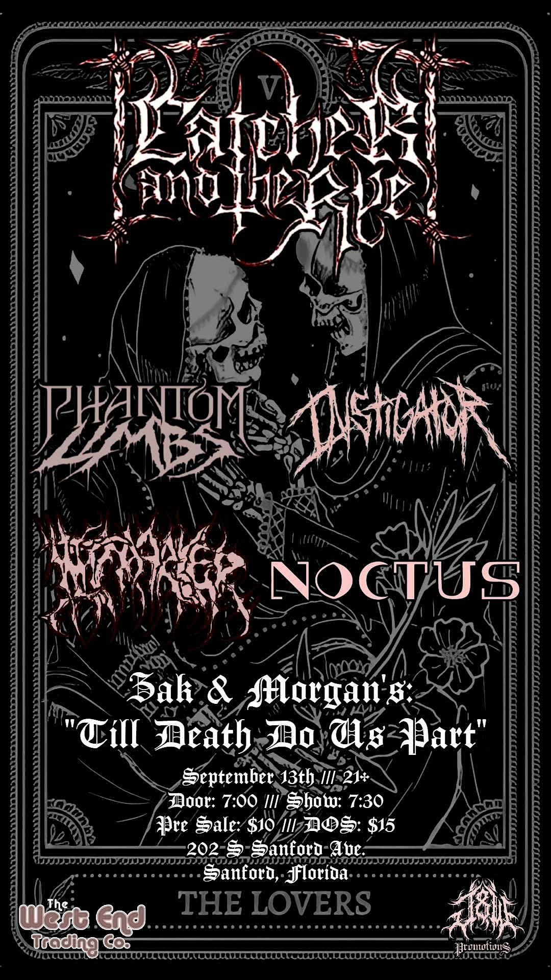 J & W Promotions Presents: Zack & Morgan’s “Till Death Do Us Part”, 13 September | Event in Sanford