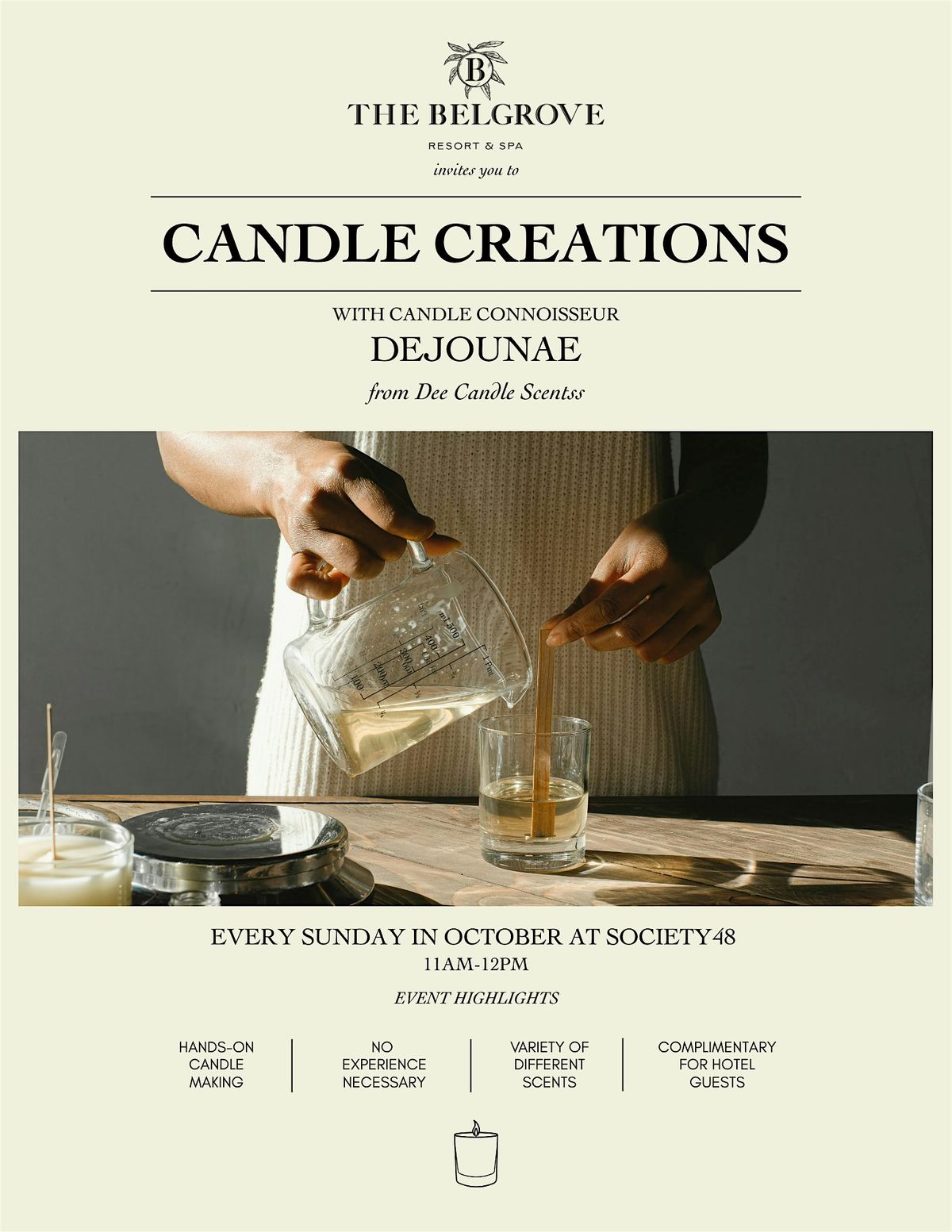 Candle Making Class @ the Belgrove Resort and Spa | Event in West Palm Beach | AllEvents