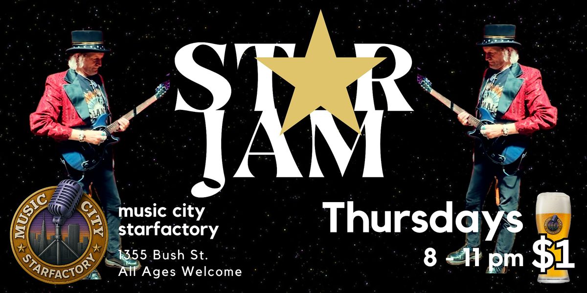 Star Jam - Live at Music City Starfactory | Free Entry!, 11 December | Event in San Francisco | AllEvents