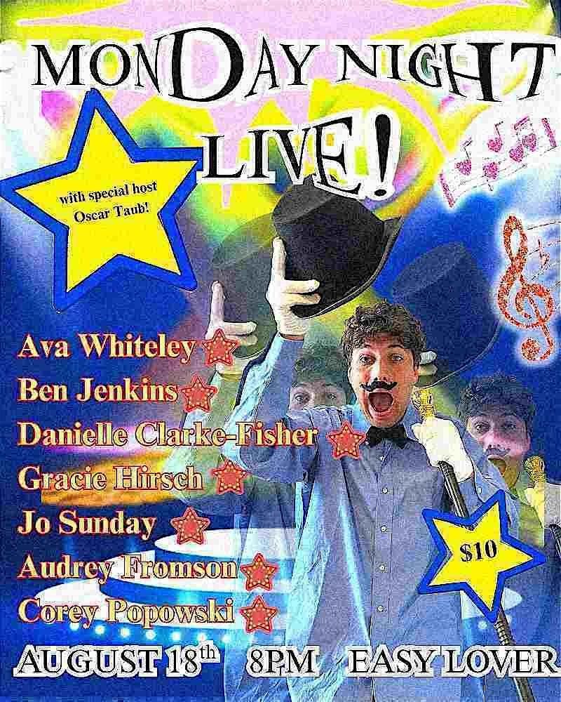 Monday Night Live! at Easy Lover Brooklyn, 18 August | Event in Brooklyn | AllEvents
