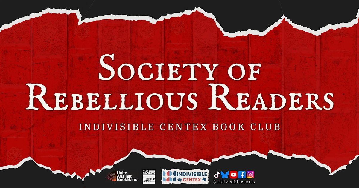 ICTX The Society of Rebellious Readers Book Club, 25 June | Event in Temple | AllEvents