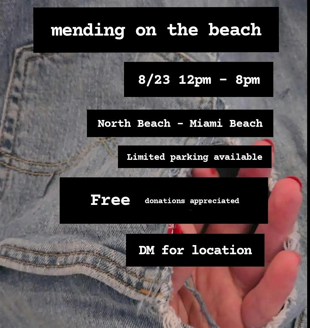 Mending On The Beach, 23 August | Event in Miami Beach | AllEvents