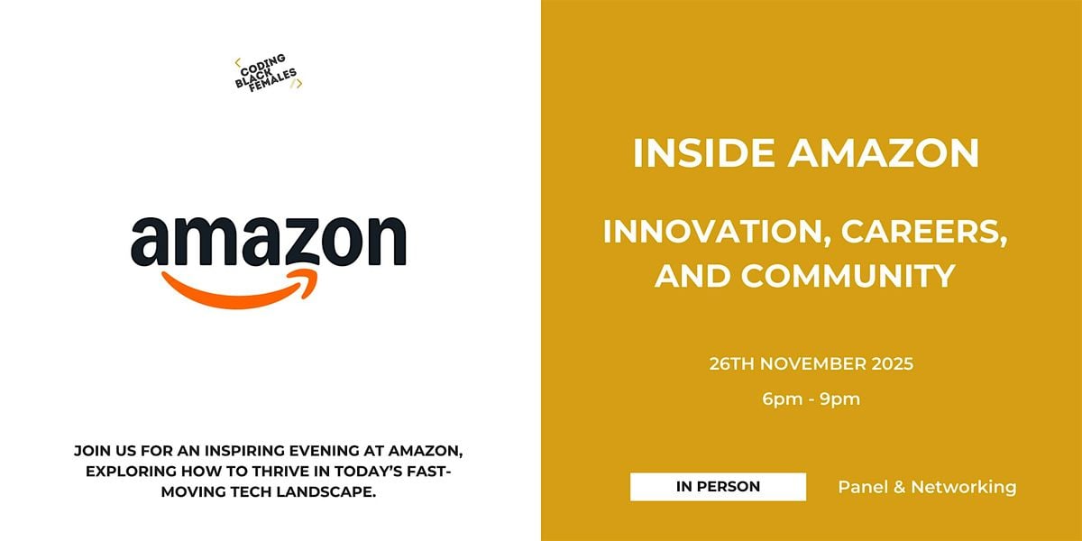 Inside Amazon: Innovation, Careers, and Community | Event in London | AllEvents