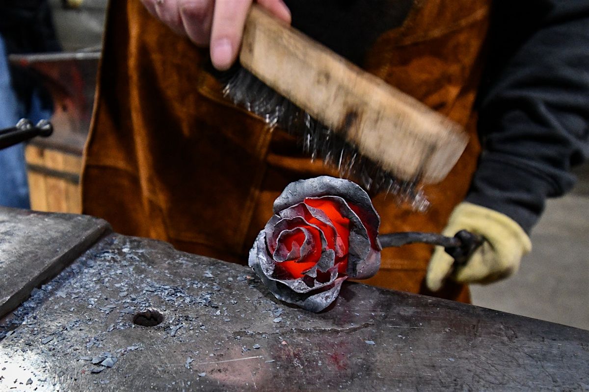 Friday Night Roses Beginner Blacksmithing Oct 10th 6pm, 10 October | Event in Leslie | AllEvents