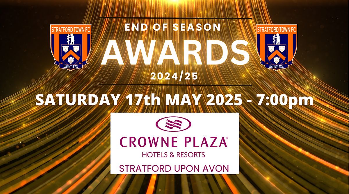 Stratford Town Football Club Awards Evening, 17 May | Event in Stratford-upon-Avon | AllEvents