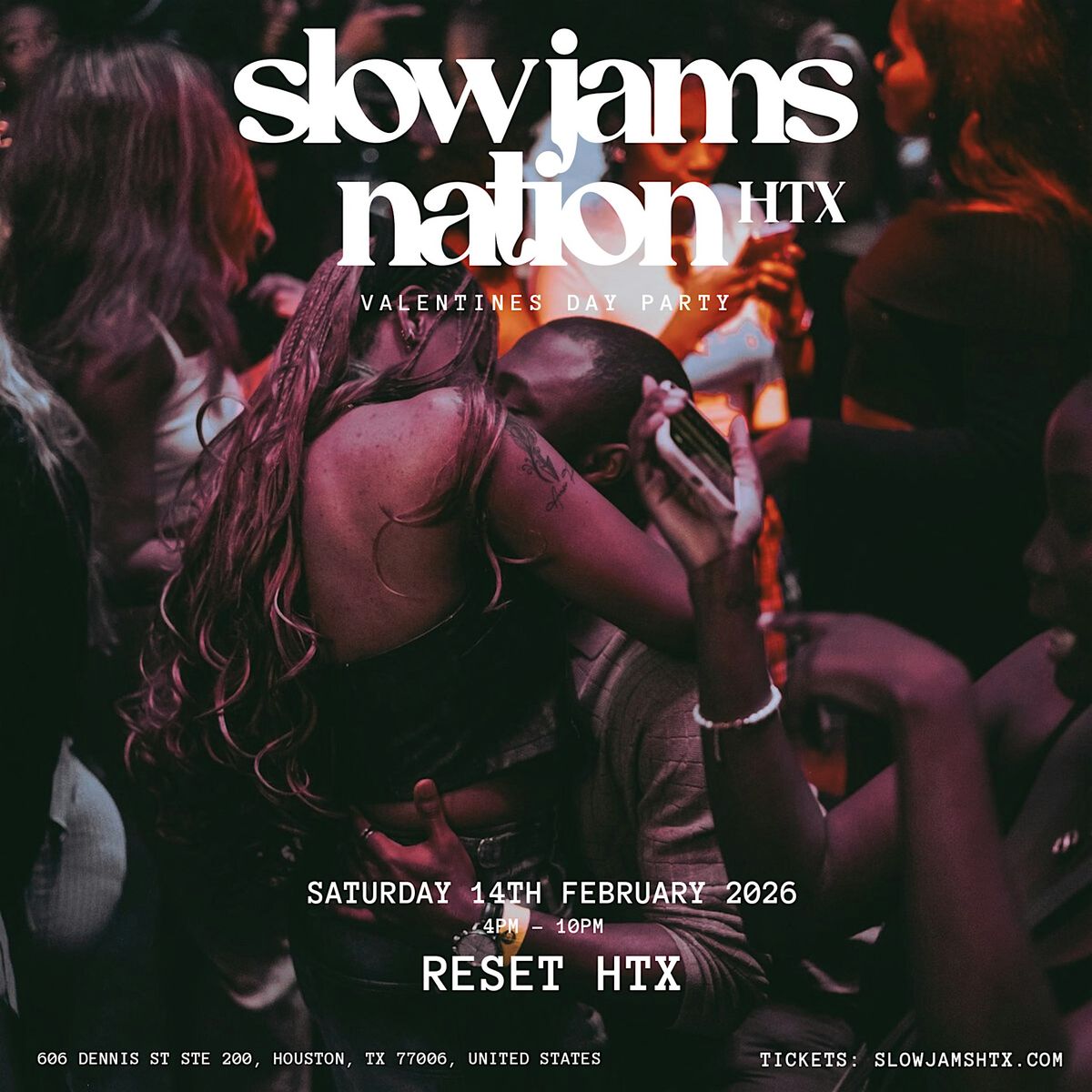 SLOW JAMS HTX - Slow Jams & RnB Day Party (VALENTINES SPECIAL), 14 February | Event in Houston | AllEvents