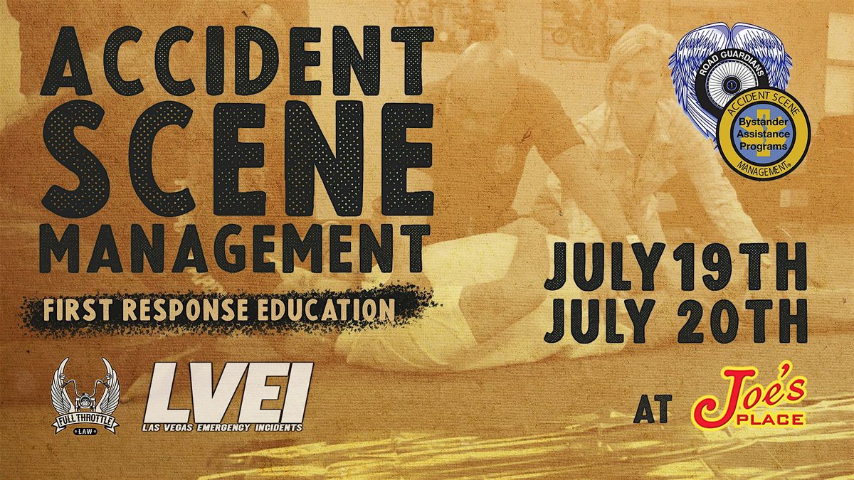 Accident Scene Management Class Sunday July 20, 20 July | Event in Henderson | AllEvents