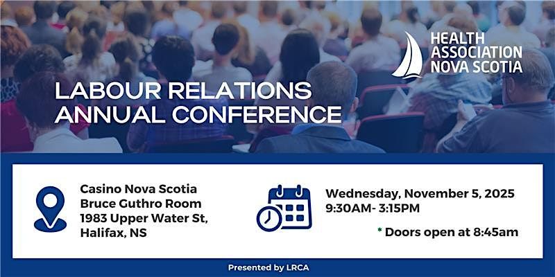 2025 HANS Labour Relations Annual Conference, 5 November | Event in Halifax | AllEvents