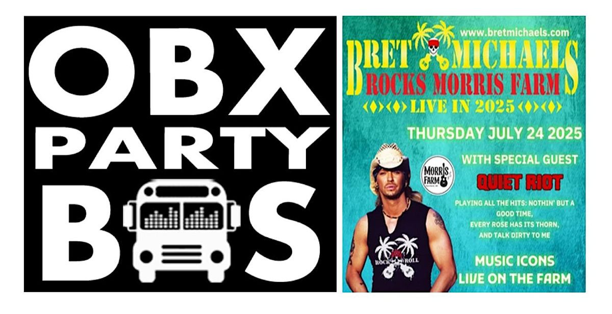 VIP Party Bus Ride to Bret Michaels with Quiet Riot at Morris Farm, 24 July | Event in Barco | AllEvents