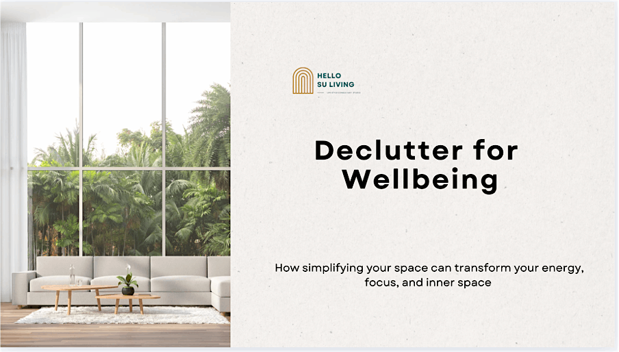 Declutter for Wellbeing, 27 November | Event in Christchurch | AllEvents