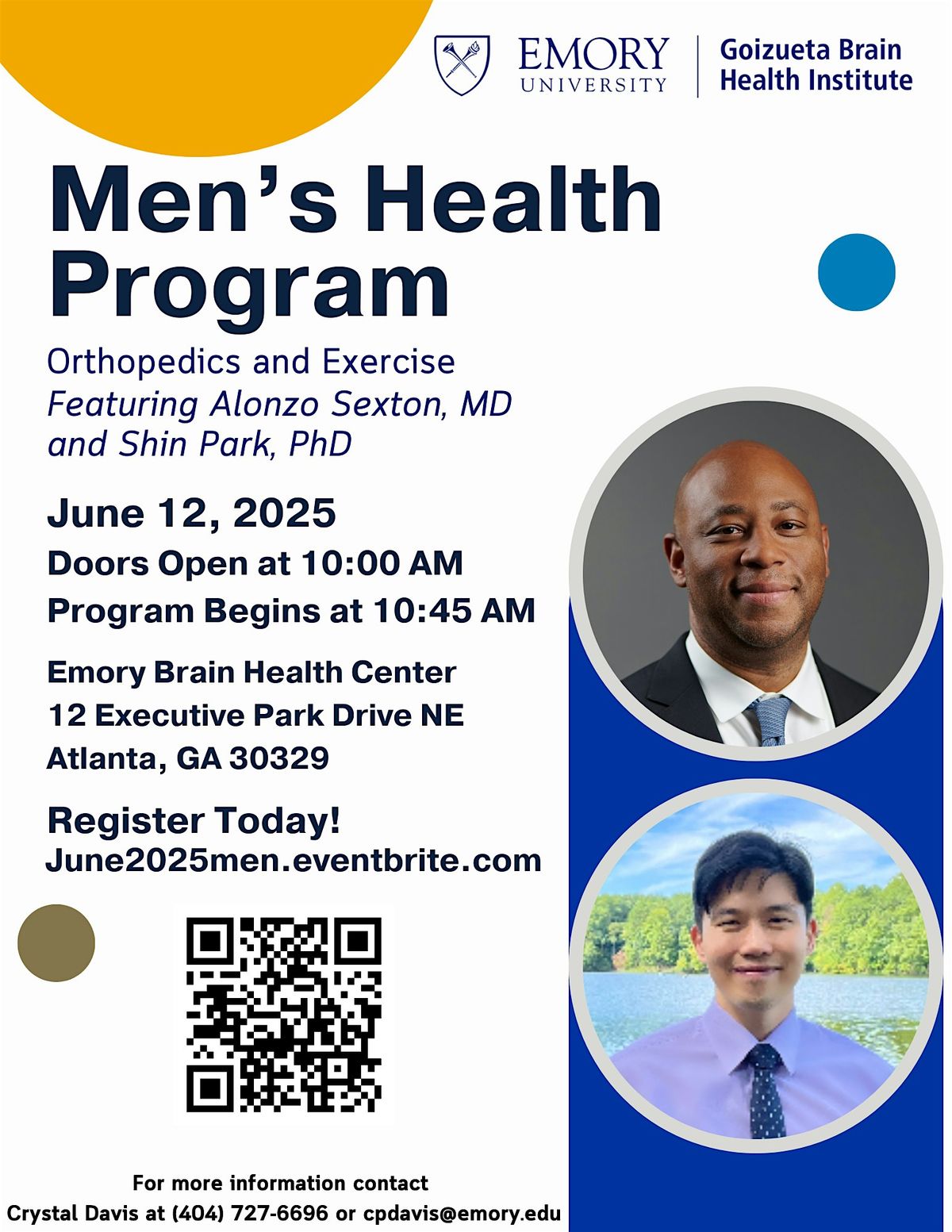 Men's Health Program - June 12, 2025, 12 June | Event in Atlanta | AllEvents