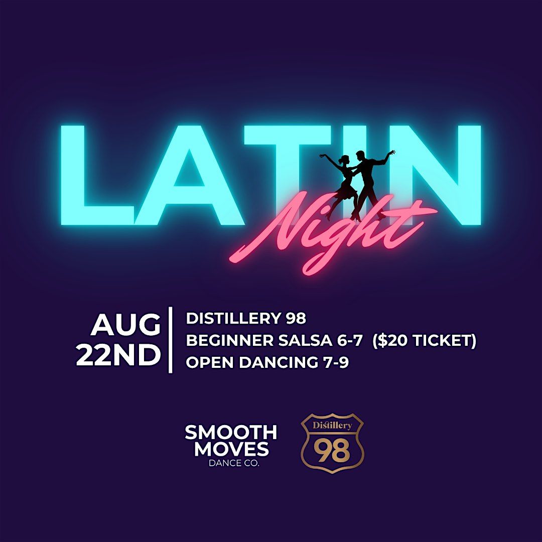 August Latin Night at Distillery 98 - Beginner Salsa Class + Open Dancing, 22 August | Event in Santa Rosa Beach