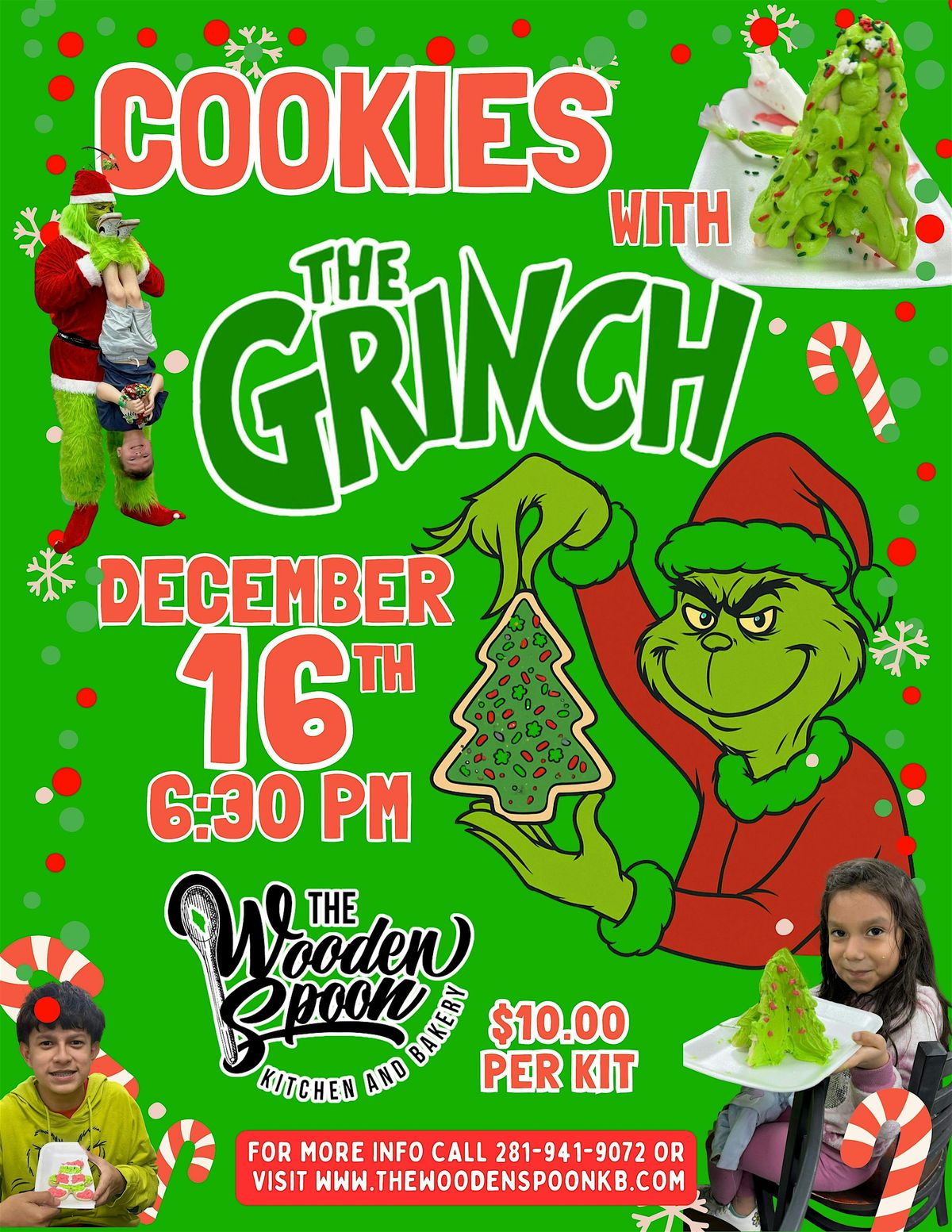 Cookies with The Grinch, 16 December | Event in La Porte | AllEvents