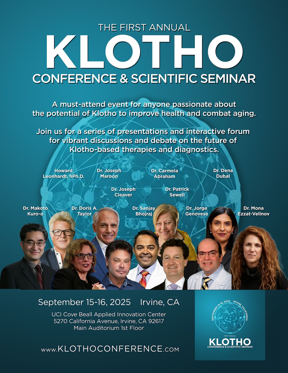 Virtual Option THE KLOTHO CONFERENCE, 15 September | Event in Irvine | AllEvents