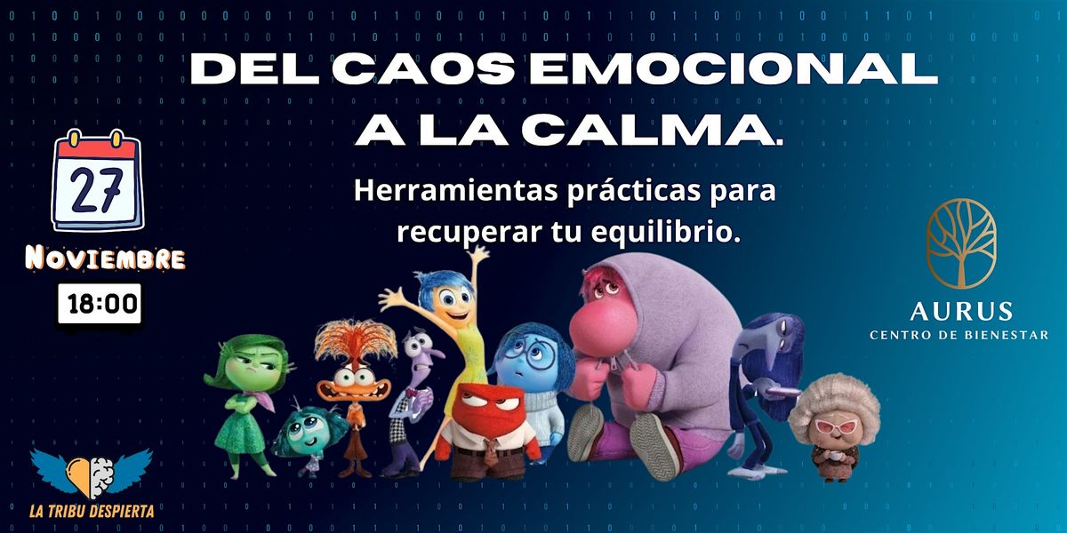 Del caos emocional a la calma – Taller vivencial de gestión emocional | Event in Santa Cruz de Tenerife