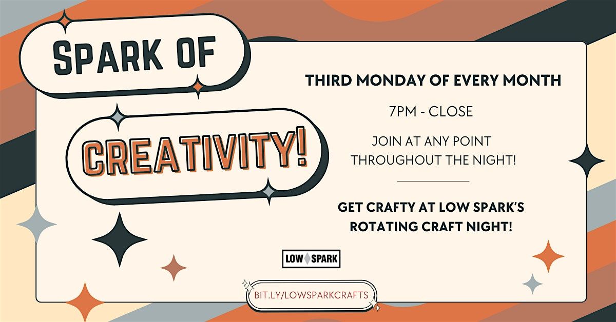 Spark of Creativity: Craft Night at Low Spark | Event in Cincinnati | AllEvents