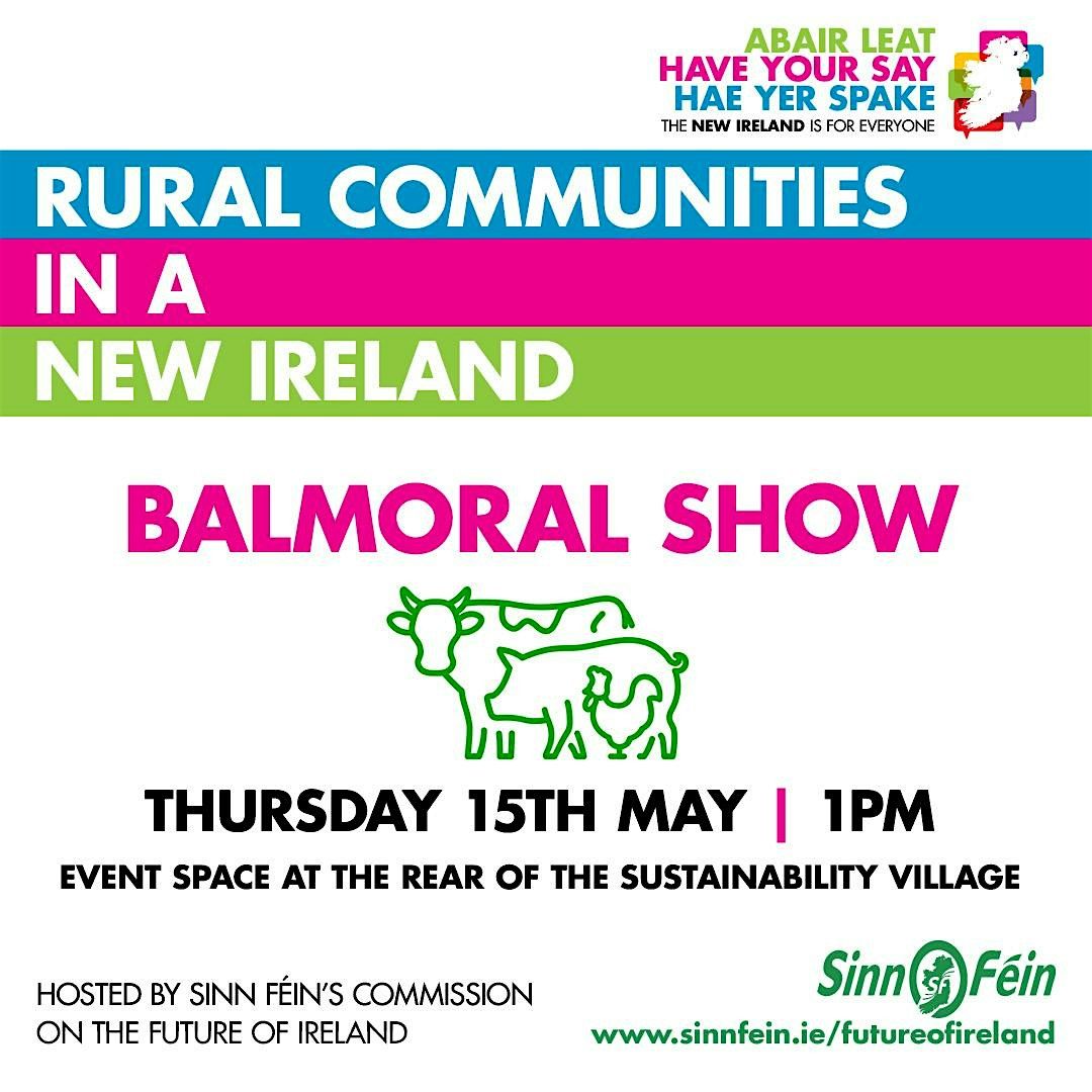 Rural Communities in a New Ireland, 15 May | Event in Sprucefield | AllEvents