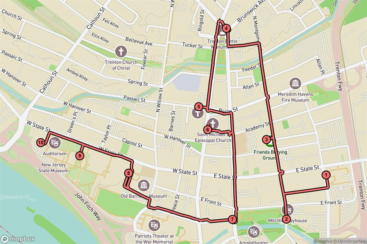 Trenton Audio Tour: Heroes, Heritage, and Halls of Power | Event in Trenton | AllEvents