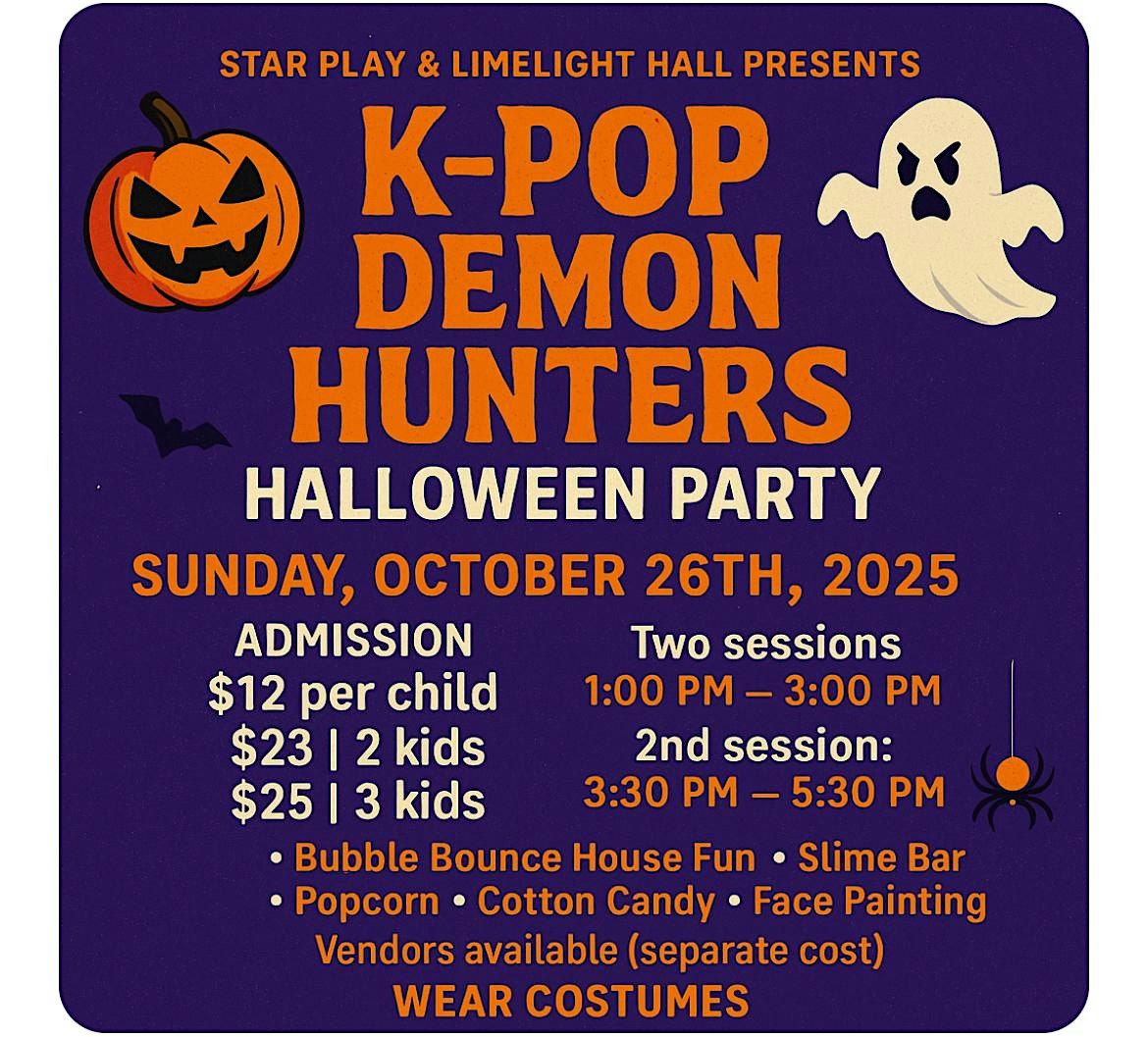 K-Pop demon Hunters Halloween fest, 26 October | Event in Middletown | AllEvents