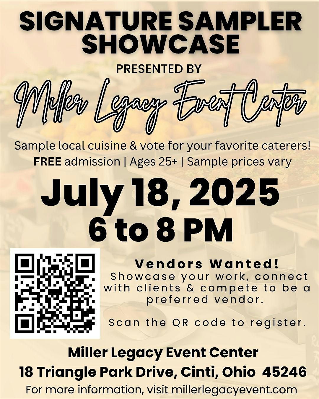 Signature Sampler Showcase, 18 July | Event in Cincinnati | AllEvents