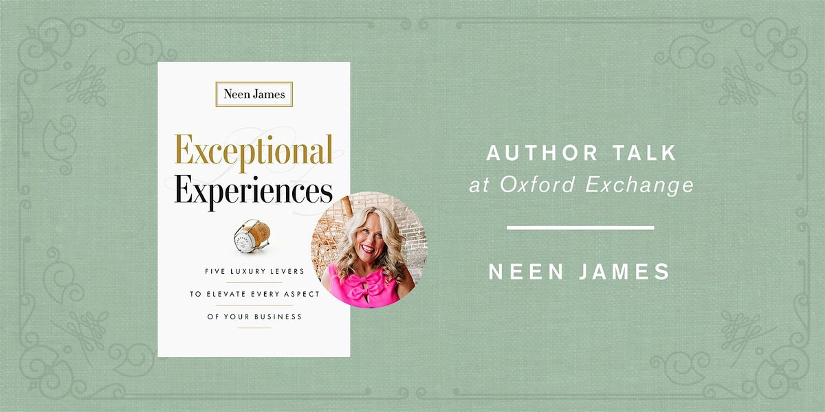 Neen James  Launch Party | EXCEPTIONAL EXPERIENCES, 16 October | Event in Tampa | AllEvents