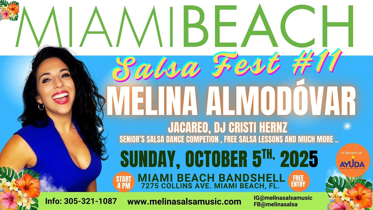 Miami Beach Salsa Fest - Feat. Melina Almodóvar, 5 October | Event in Miami Beach | AllEvents