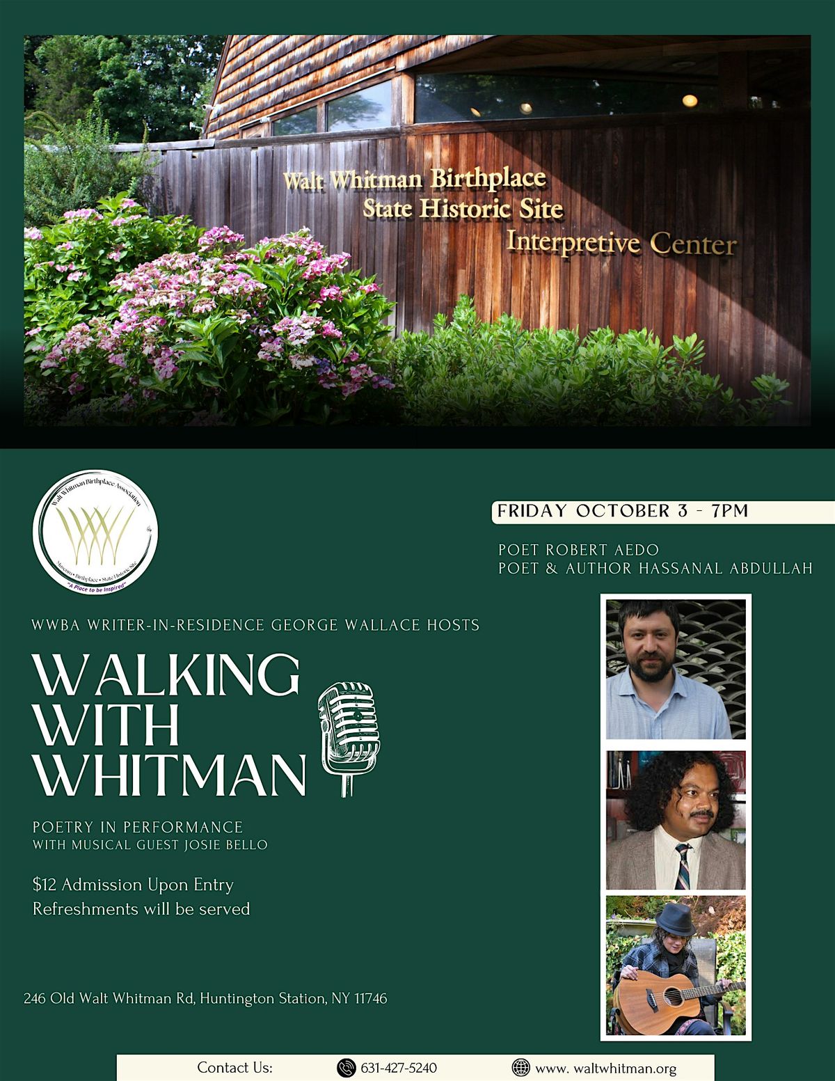 Walking with Whitman | Event in Huntington Station | AllEvents