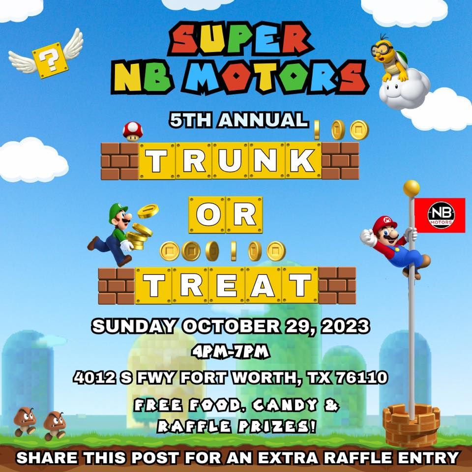 5th Annual Truck or Treat, NB Motors, Fort Worth, October 29 2023