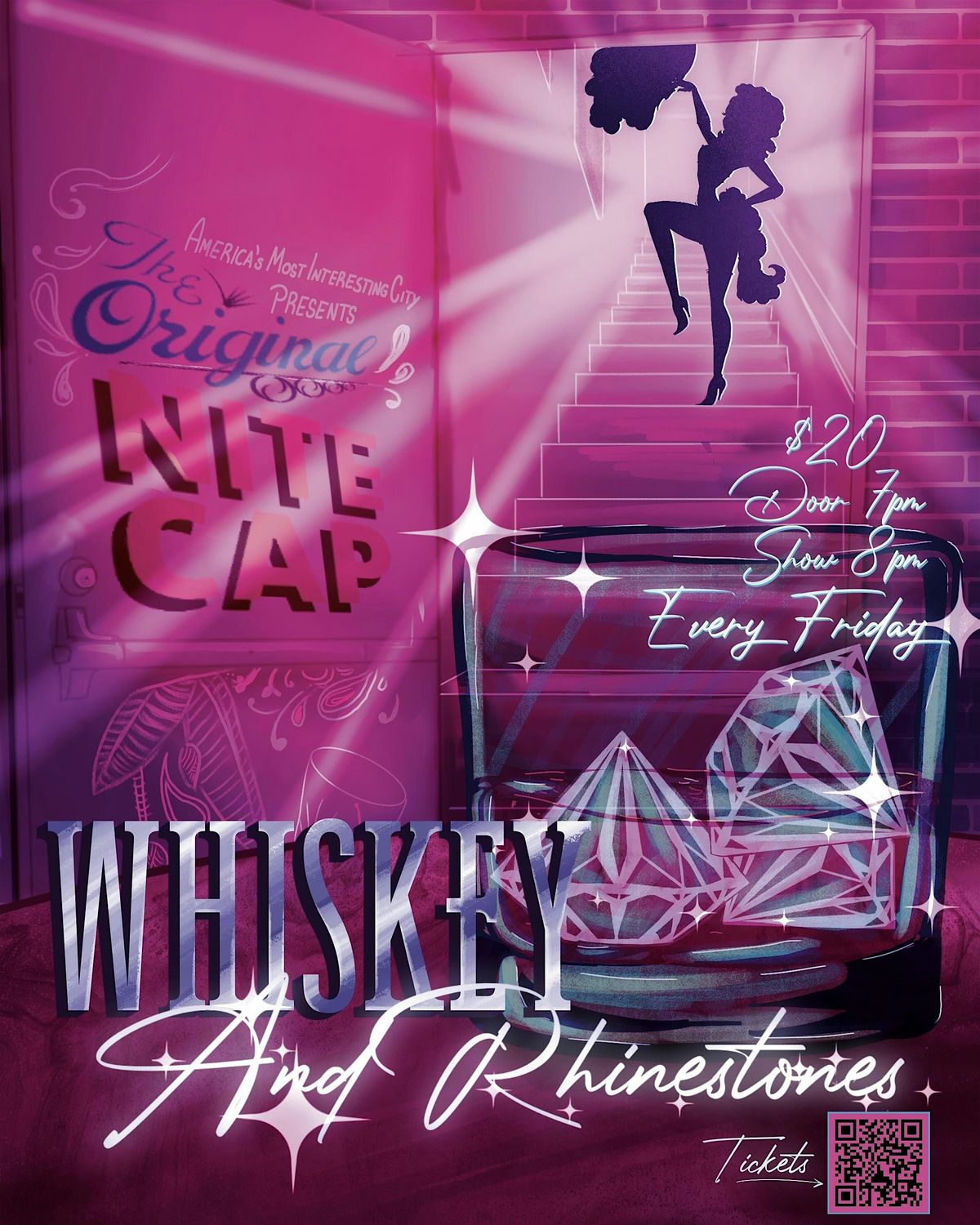 Whiskey & Rhinestones Burlesque 7/18 | 8pm Showtime | Event in New Orleans | AllEvents