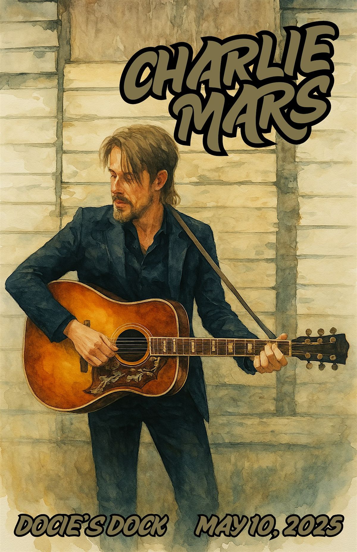 Charlie Mars Live @ Docie's Dock - Fort Walton Beach, FL --  May 10, 2025, 10 May | Event in Fort Walton Beach