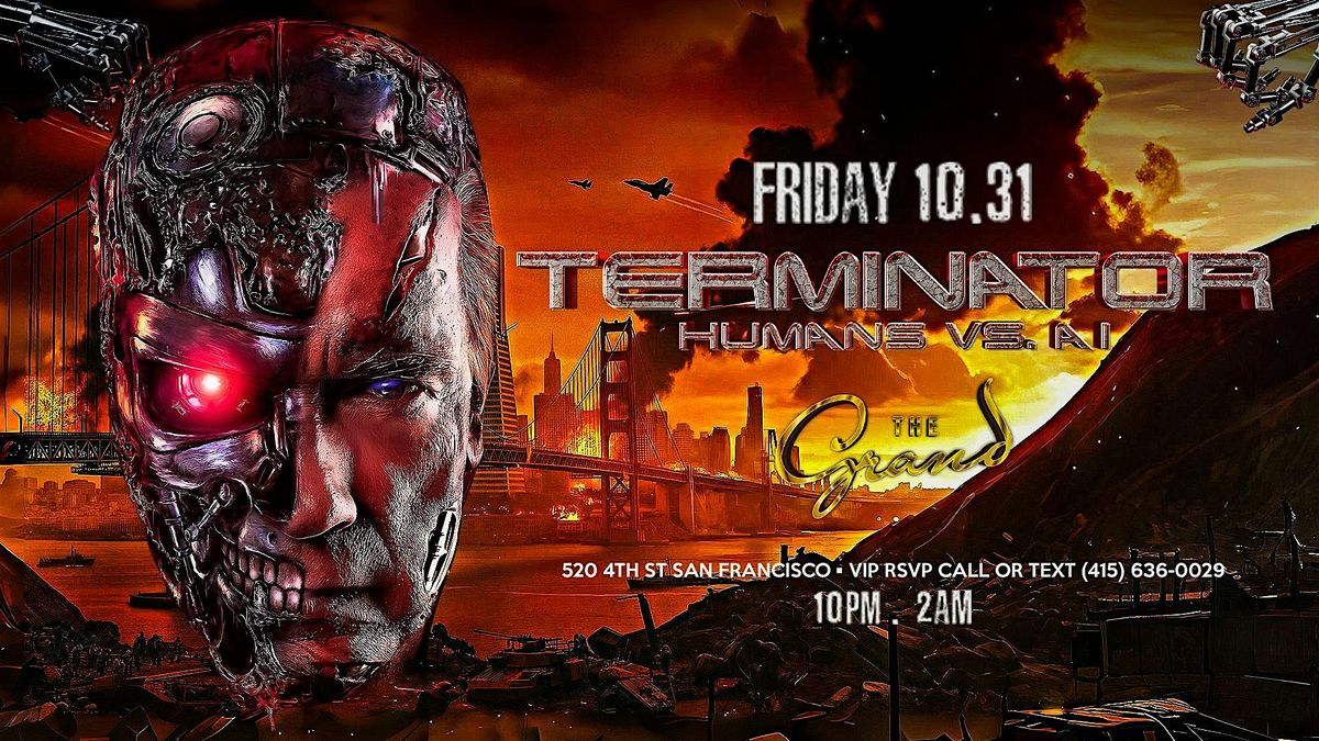 THE TERMINATOR HALLOWEEN SPECIAL EVENT FRIDAY 10.31.25, 31 October | Event in San Francisco | AllEvents