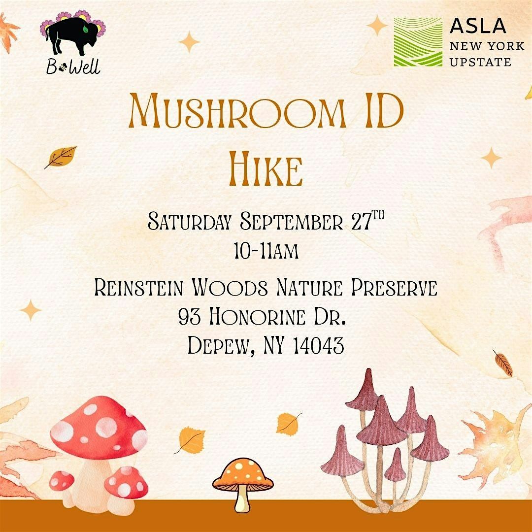 Mushroom Identification Hike at Reinstein Woods, 27 September | Event in Depew | AllEvents