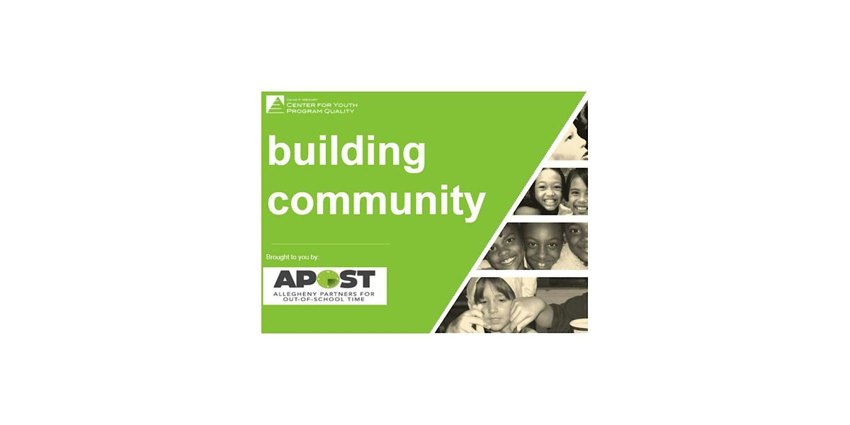 Building Community, 26 June | Event in Pittsburgh | AllEvents