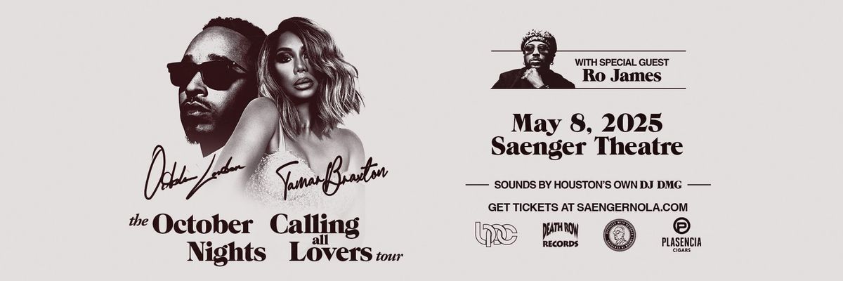 Parking October London with Tamar Braxton and Ro James | Event in New York | AllEvents