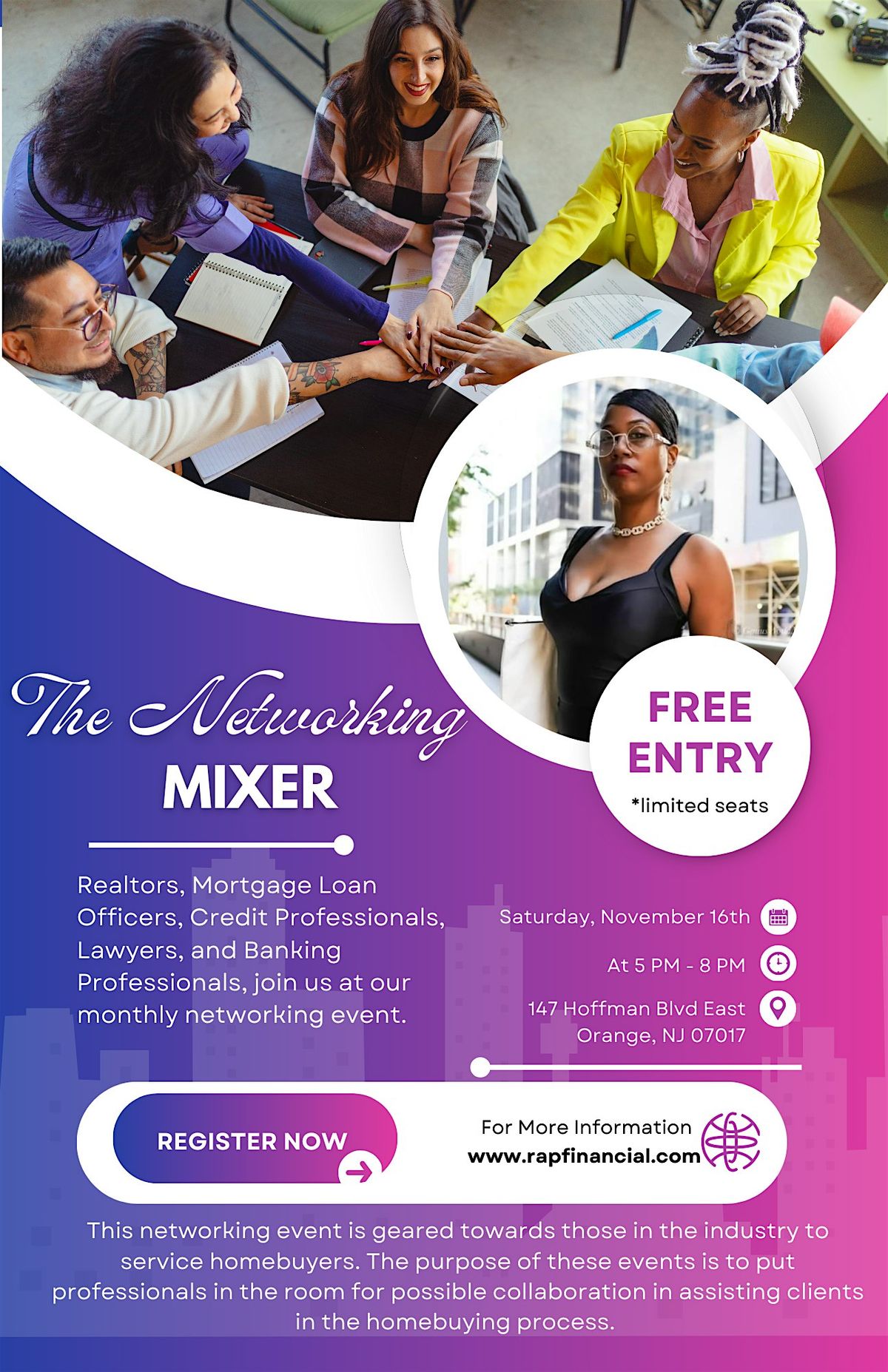 The Networking Mixer, 4 September | Event in East Orange | AllEvents