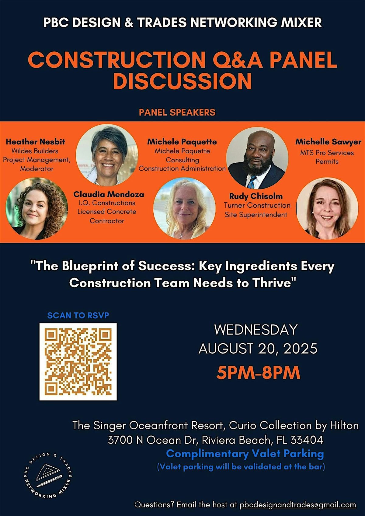PBC Design & Trades Networking Mixer and Construction Q&A, 20 August | Event in West Palm Beach | AllEvents
