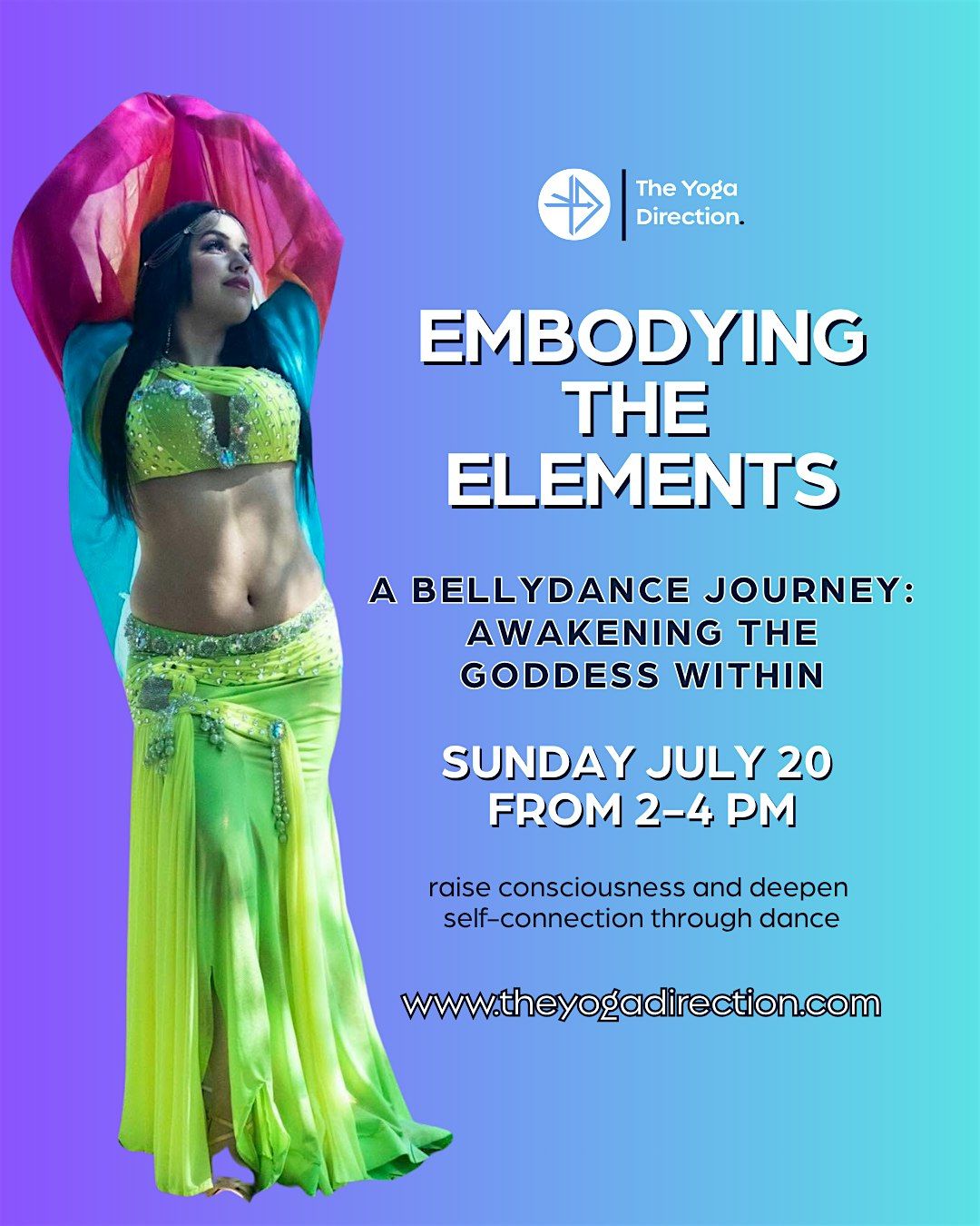 Embodying the Elements: A Belly Dance Journey awakening the Goddess within, 20 July | Event in Fort Lauderdale