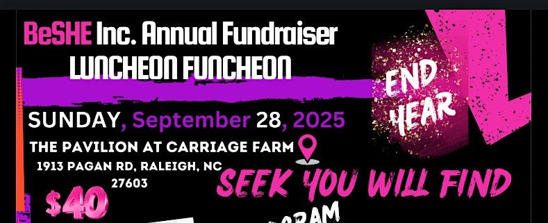 Luncheon Funcheon "SEEK You Will FIND", 28 September | Event in Raleigh | AllEvents