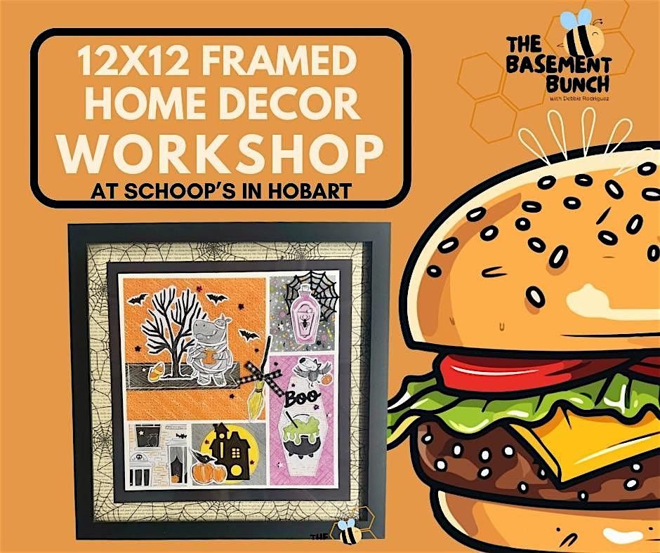 12x12 Framed Home Decor Workshop, 24 September | Event in Hobart | AllEvents