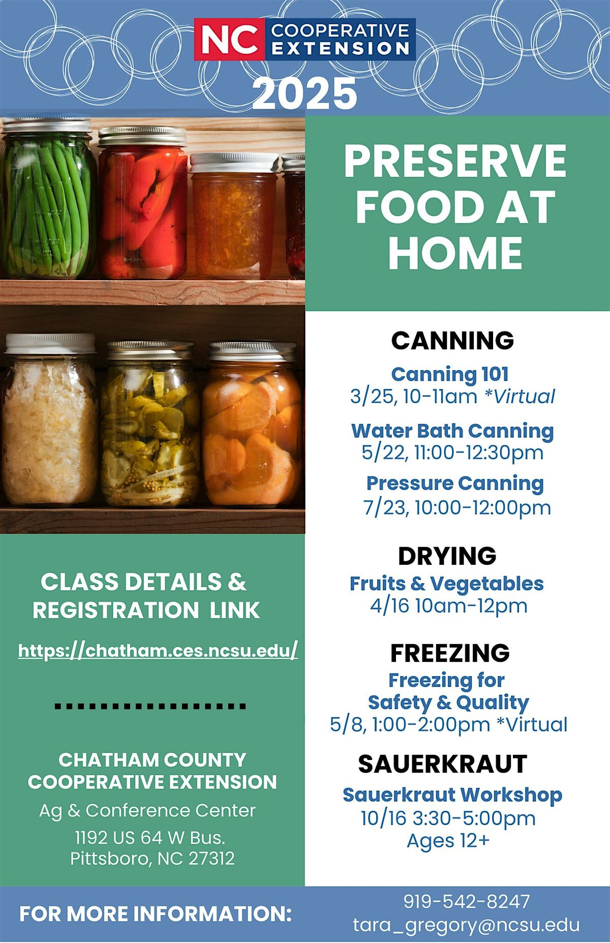 Sauerkraut Workshop (Ages 12+), 16 October | Event in Pittsboro | AllEvents