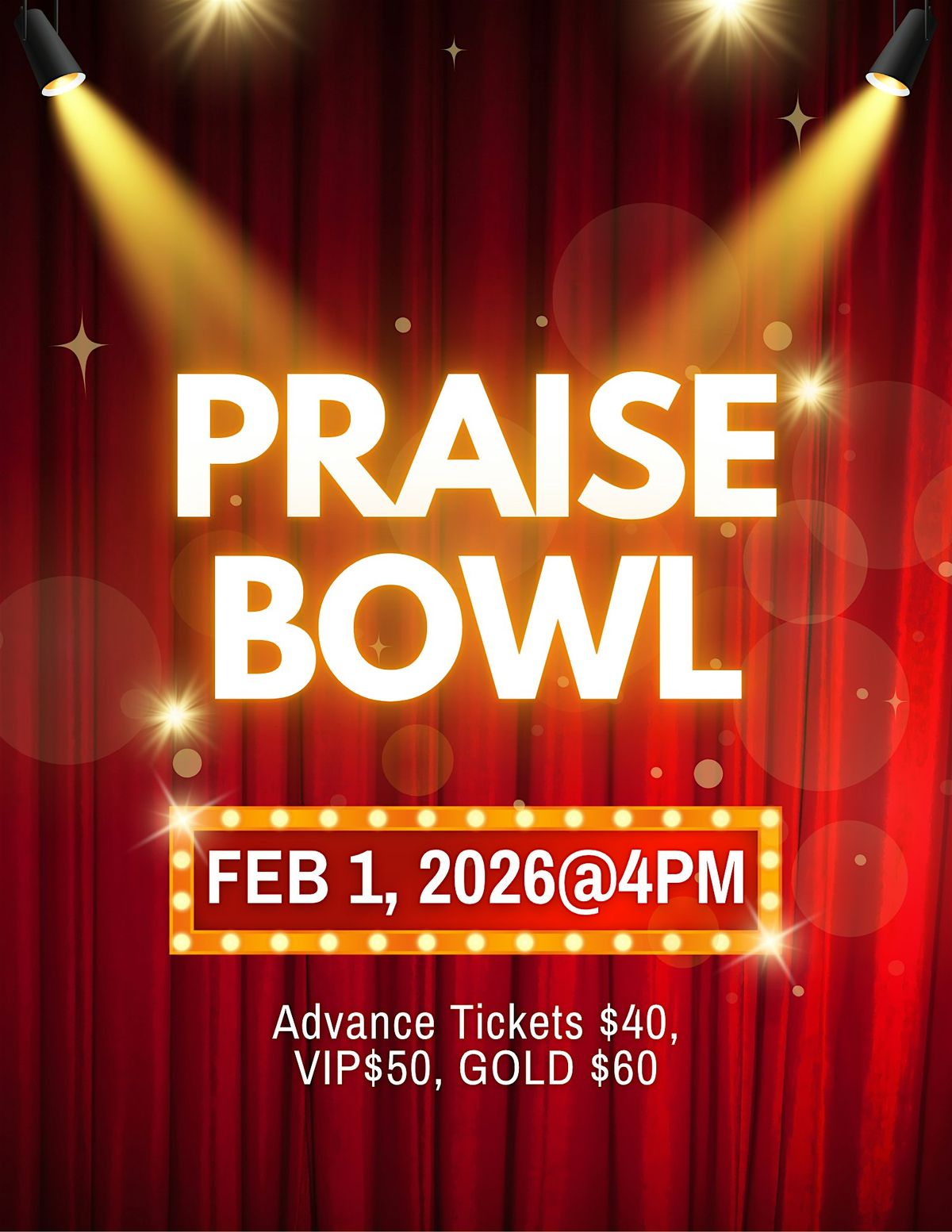 PRAISEBOWL  EXPLOSION 2026 LIVE IN CHICAGO, 1 February | Event in Chicago | AllEvents