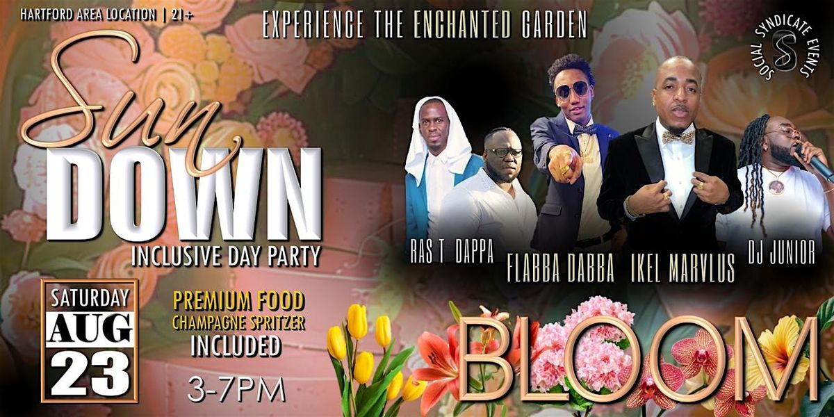 Sun Down Brunch - Bloom, 23 August | Event in West Hartford | AllEvents