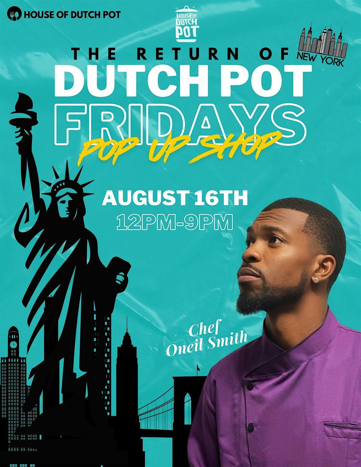DUTCH POT FRIDAY'S POP UP SHOP NYC, 22 August | Event in Queens | AllEvents