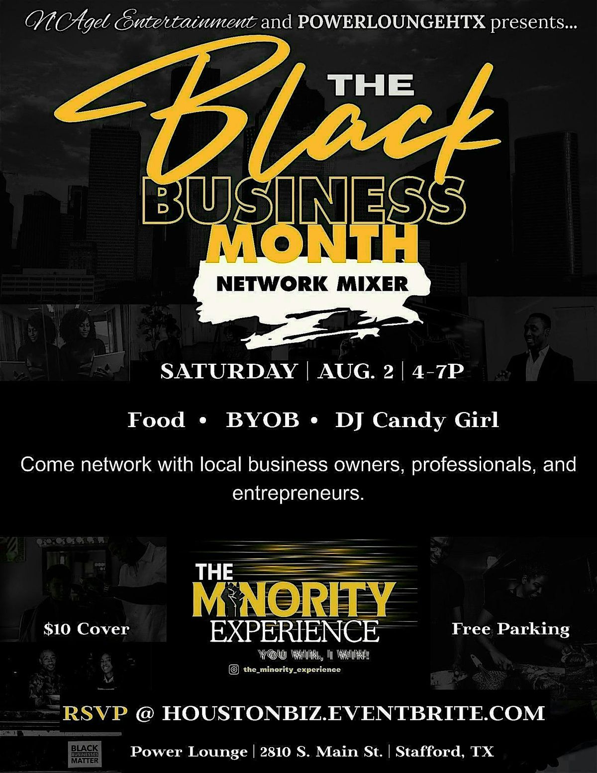 The Black Business Month Network Mixer at Power Lounge, 2 August | Event in Stafford | AllEvents