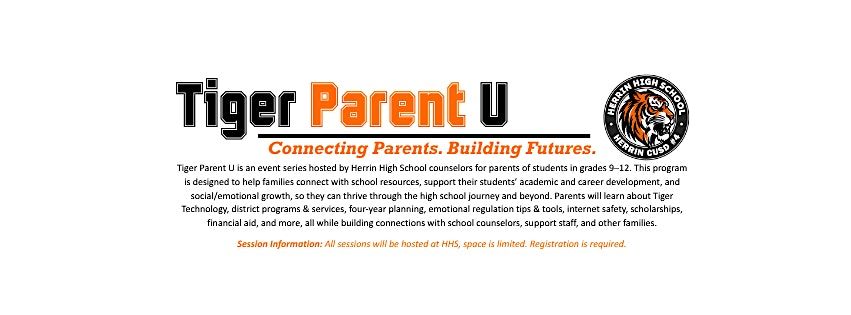 Session 4: Future-Ready Tigers: Skills for Success in School, Work & Life, 30 October | Event in Herrin